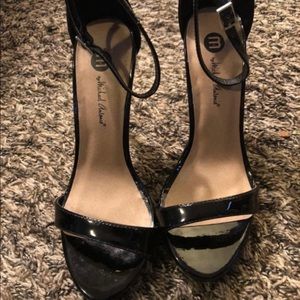 Michael Antonio Black Patent Leather Heels